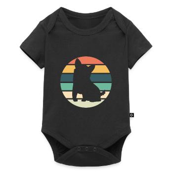 Corgi - Body à manches courtes Premium Bébé - noir - Devant