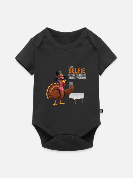 Turkey Problems - Baby Premium Kurzarmbody - Schwarz