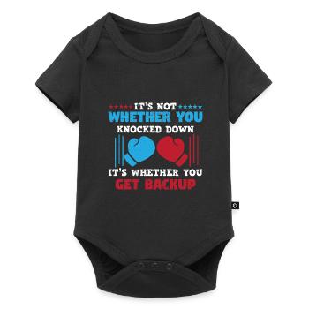 Boxing Boxer Boxing Gloves Boxing Club Boxing Club - Baby Premium short-sleeve bodysuit - black - Front