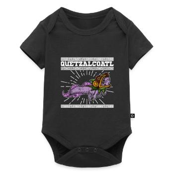 Quetzalcoatl Axolotl Mexique Divinité Aztèque - Body à manches courtes Premium Bébé - noir - Devant