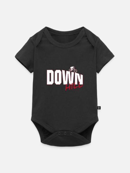 Downhill - Baby Premium Kurzarmbody - Schwarz