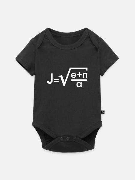 JENA - Baby Premium Kurzarmbody - Schwarz