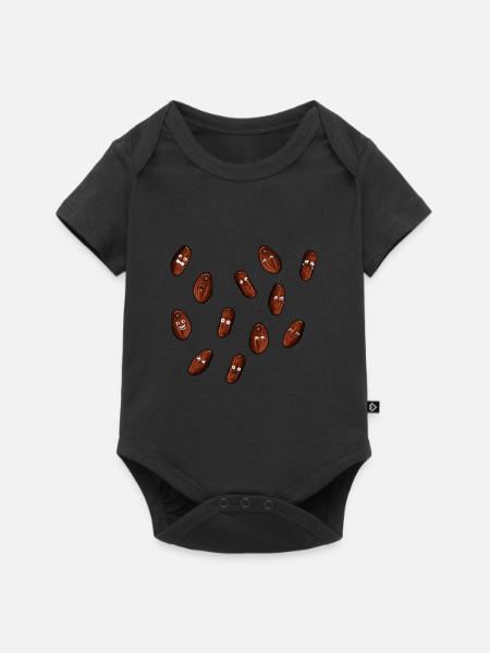 Date - Body à manches courtes Premium Bébé - noir