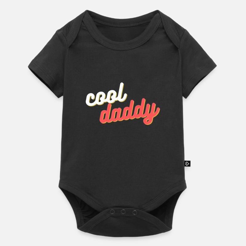 cool daddy - Baby Premium Kurzarmbody - Schwarz