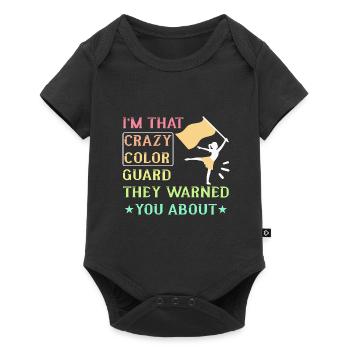 Color Guard - Baby Premium short-sleeve bodysuit - black - Front