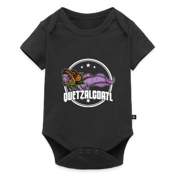 Quetzalcoatl Axolotl Mexique Divinité Aztèque - Body à manches courtes Premium Bébé - noir - Devant