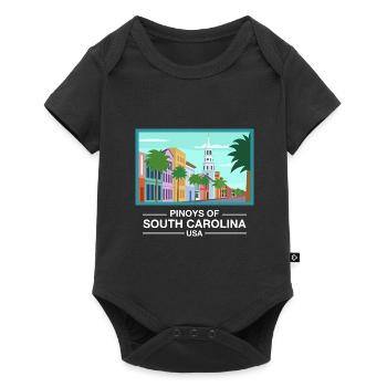South Carolina Fil-Am Design for Proud Pinoys - Baby Premium short-sleeve bodysuit - black - Front