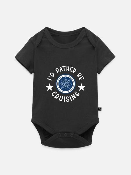Kreuzfahrt Kreuzfahrtschiff - Baby Premium Kurzarmbody - Schwarz