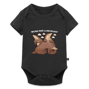 Nous ne sommes pas un pangolin délicat - Body à manches courtes Premium Bébé - noir - Devant
