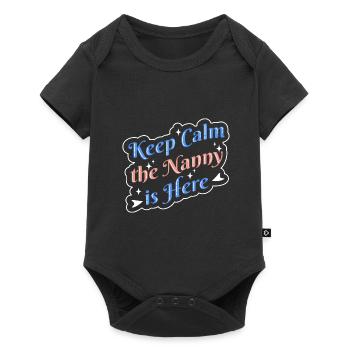 Nounou Baby-sitter Assistante maternelle - Body à manches courtes Premium Bébé - noir - Devant