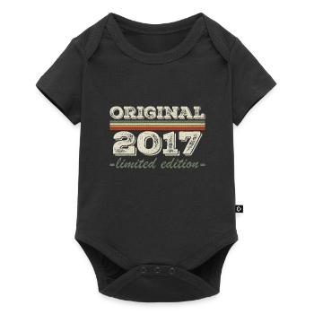 Legend since 2017 Born 2017 Birthday 2017 - Baby Premium short-sleeve bodysuit - black - Front