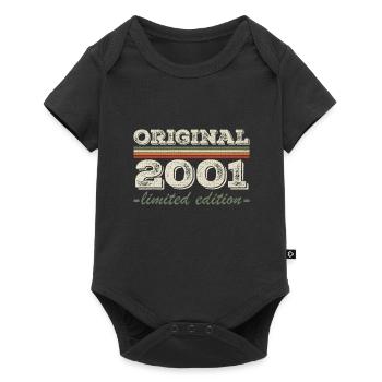 Légende depuis 2001 Né en 2001 Anniversaire 2001 - Body à manches courtes Premium Bébé - noir - Devant