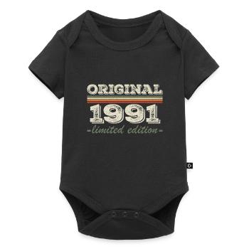 Legend since 1991 Born 1991 Birthday 1991 - Baby Premium short-sleeve bodysuit - black - Front