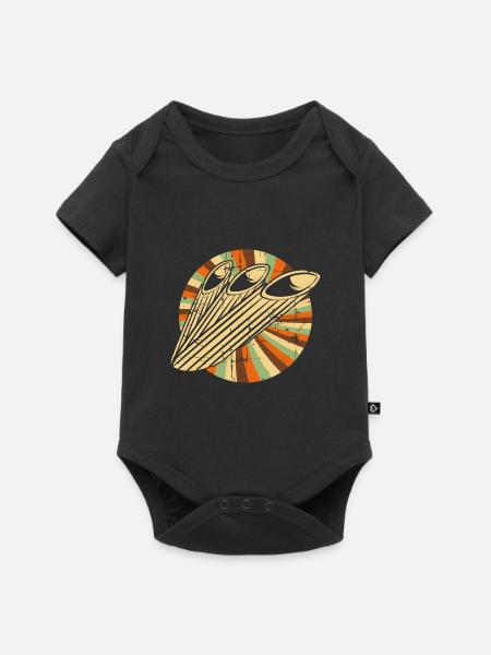 noodles - Baby Premium short-sleeve bodysuit - black