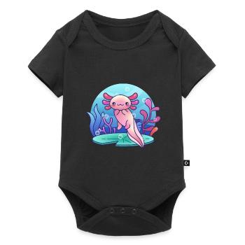 Life of the Axolotl Anime Design for Axolotl Fans - Baby Premium short-sleeve bodysuit - black - Front