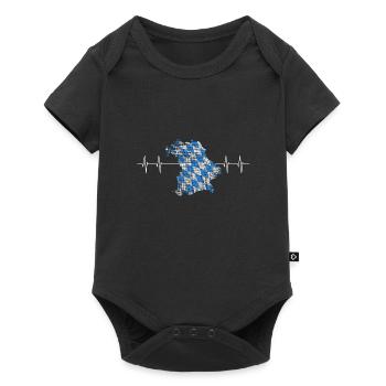 Bayern Bavaria - Baby Premium Kurzarmbody - Schwarz - Vorne