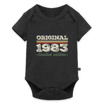 Légende depuis 1983 Né en 1983 Anniversaire 1983 - Body à manches courtes Premium Bébé - noir - Devant