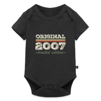 Legend since 2007 Born 2007 Birthday 2007 - Baby Premium short-sleeve bodysuit - black - Front