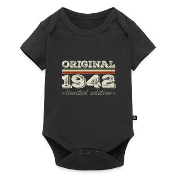 Legend since 1942 Born 1942 Birthday 1942 - Baby Premium short-sleeve bodysuit - black - Front