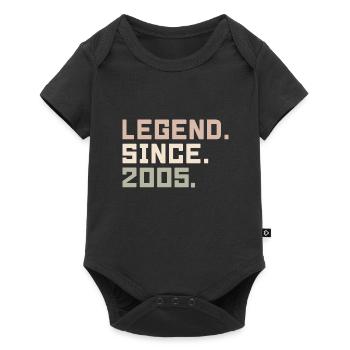 Les légendes sont nées en 2005 Idées cadeaux 2005 - Body à manches courtes Premium Bébé - noir - Devant
