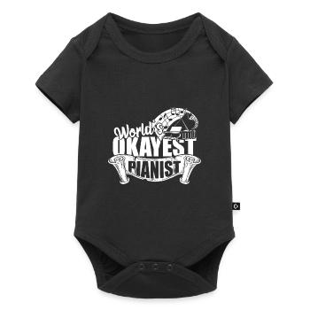 Monde okest Pianiste - Body à manches courtes Premium Bébé - noir - Devant