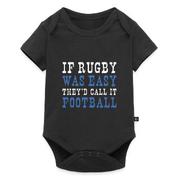 Rugby facile Ils l’appelleraient Football Uruguay Rugby - Body à manches courtes Premium Bébé - noir - Devant