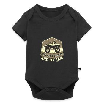 Trucker Gift Monster Trucks are My Jam Monster - Baby Premium short-sleeve bodysuit - black - Front