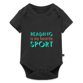 Book Lover Gifts Reading My Favorite Sport - Baby Premium short-sleeve bodysuit - black - Front