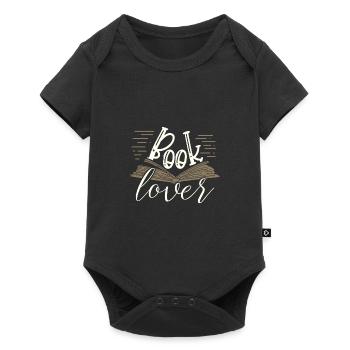 Bibliothécaire Cadeau Amusant Livre Amoureux Idée Cadeau - Body à manches courtes Premium Bébé - noir - Devant