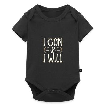 Feminism Gifts I Can And I Will Inspirational - Baby Premium short-sleeve bodysuit - black - Front