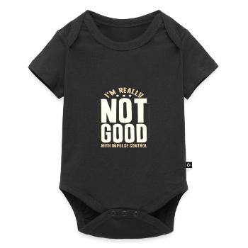Sarcastic Gifts Really Not Good With Impulse - Baby Premium short-sleeve bodysuit - black - Front