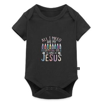 Christian Gift EO Practitioner All I Need My - Baby Premium short-sleeve bodysuit - black - Front