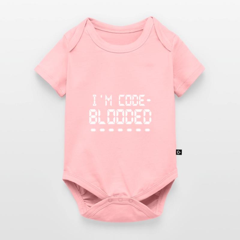Computer Programming I'm Code Blooded Programmer Baby Premium short-sleeve bodysuit