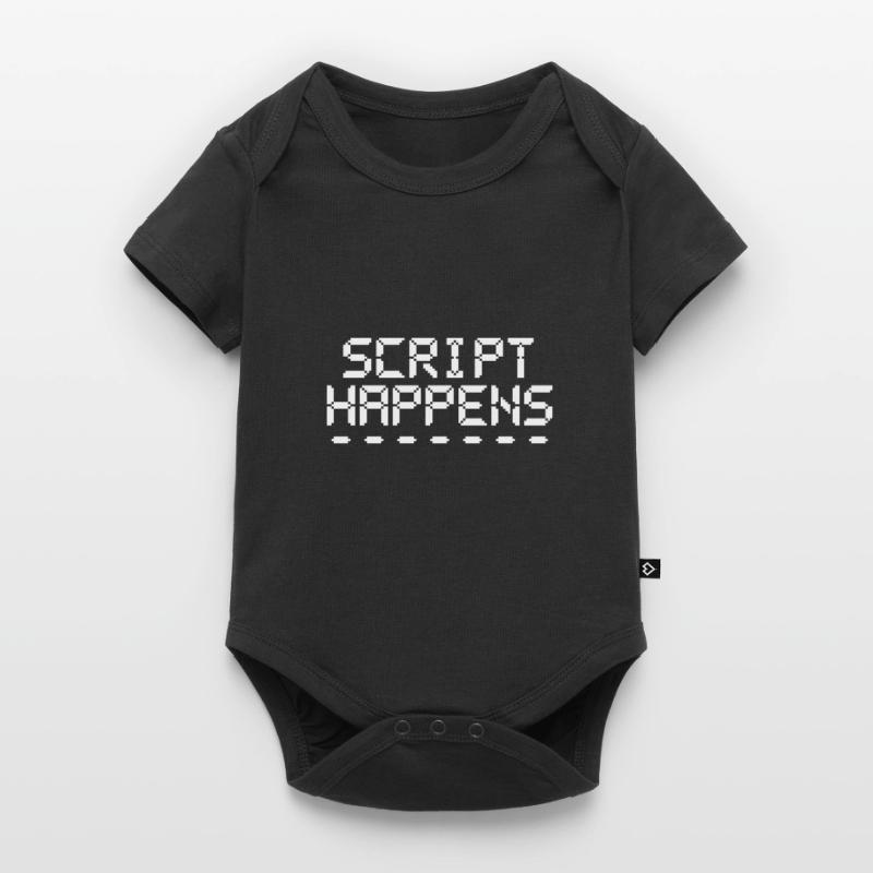 Computer Programming Script Happens Programmer Baby Premium short-sleeve bodysuit