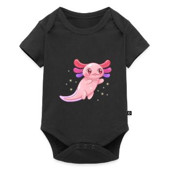 Conception d’anime axolotl pour les amateurs d’axolotl - Body à manches courtes Premium Bébé - noir - Devant