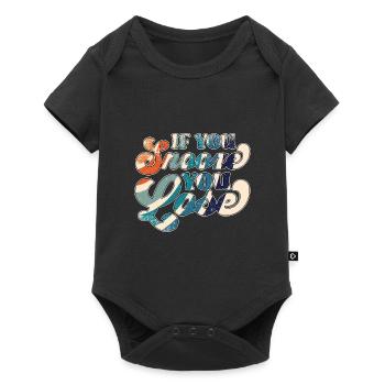 If You Snooze You Lose - Baby Premium short-sleeve bodysuit - black - Front