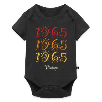 1965 vintage - Baby Premium short-sleeve bodysuit - black - Front