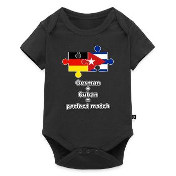 German Cuban Puzzle - Baby Premium short-sleeve bodysuit - black - Front