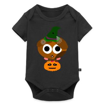 Mignon mouton d’Halloween Guinea! - Body à manches courtes Premium Bébé - noir - Devant