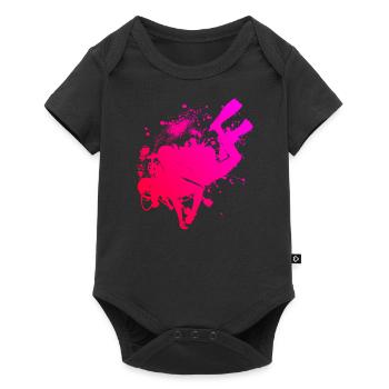 Diving Diver Women's Diving Scuba Diving - Baby Premium short-sleeve bodysuit - black - Front