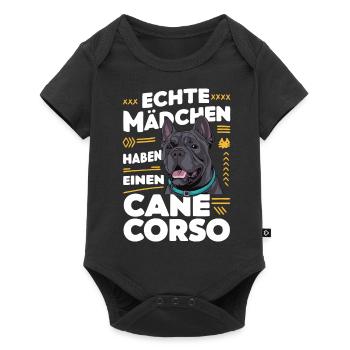 Dogs Cane Corso Italiano Dog - Baby Premium short-sleeve bodysuit - black - Front