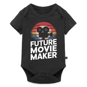 Filmmaker Film Director Cinematographer Film - Baby Premium short-sleeve bodysuit - black - Front