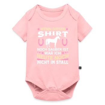 Toujours propre ? Sans écurie - Body à manches courtes Premium Bébé - rose - Devant