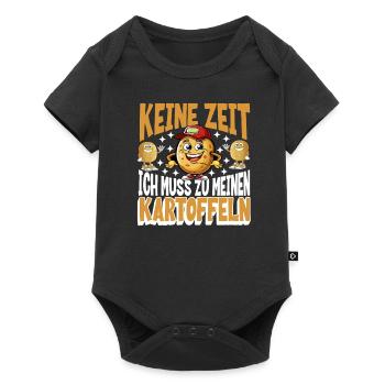 Funny Potato Gardener Saying Design for Farmer - Baby Premium short-sleeve bodysuit - black - Front