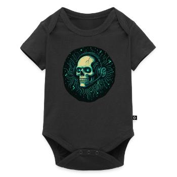 Crâne de joueur - TechGaming Totenkopf - Body à manches courtes Premium Bébé - noir - Devant