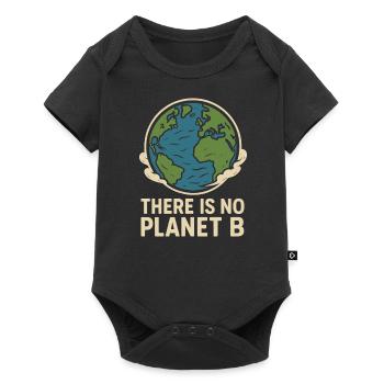 Il n’y a pas de planète B - conscience environnementale - Body à manches courtes Premium Bébé - noir - Devant