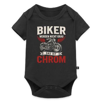 Le dicton des motards - c’est Chrome - Body à manches courtes Premium Bébé - noir - Devant