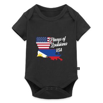 Philippins par Louisiana Design pour Proud Fil-Ams - Body à manches courtes Premium Bébé - noir - Devant