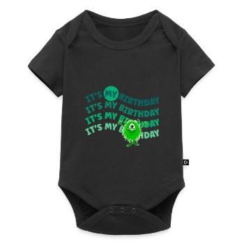 C’est mon anniversaire! Drôle de monstre - Body à manches courtes Premium Bébé - noir - Devant