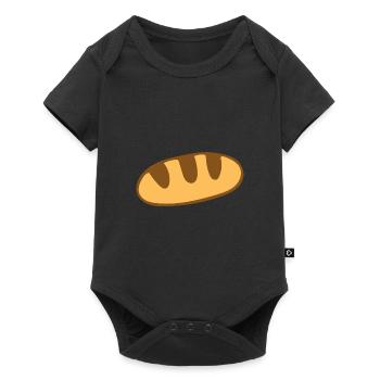 Bread - Baby Premium short-sleeve bodysuit - black - Front